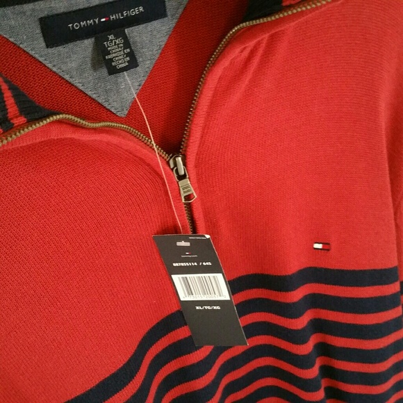🔴🟢 T0mMy HilFiGer 1/4 zIp sweAtShiRt - Picture 3 of 9